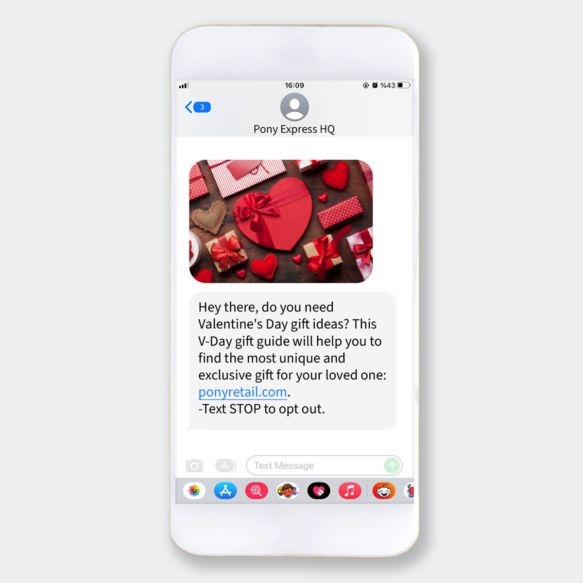 Valentine's Day Message for Retailers