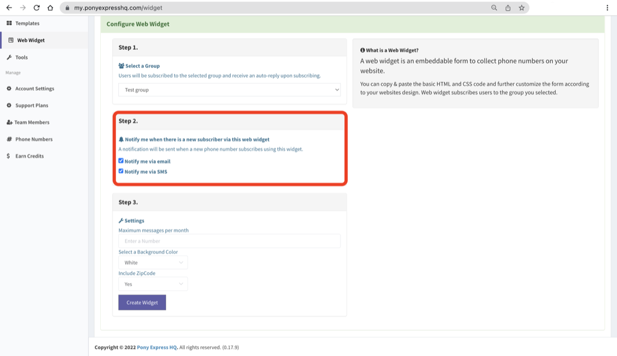 4. Scroll down and select your notification preferences.