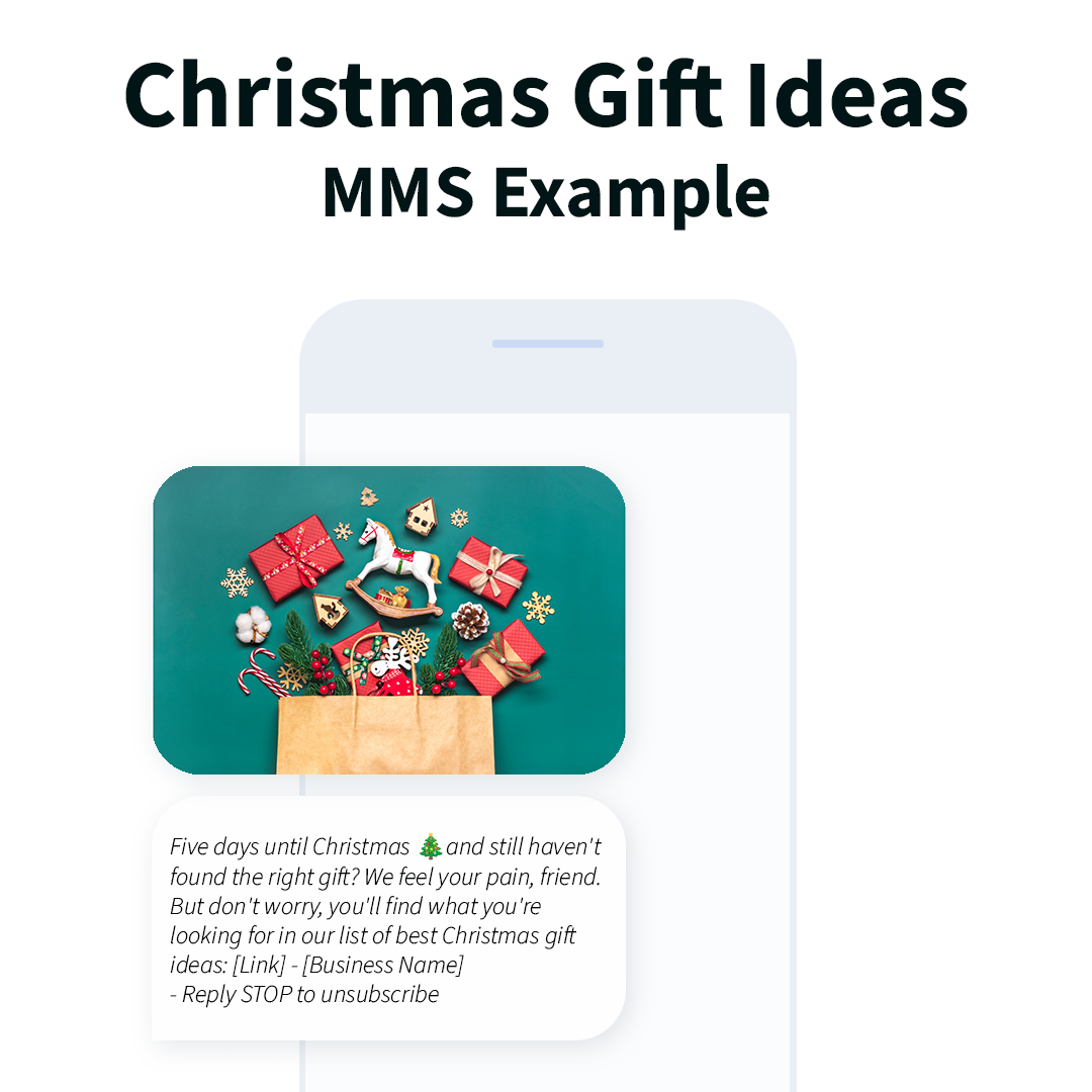 Christmas gift ideas MMS messages