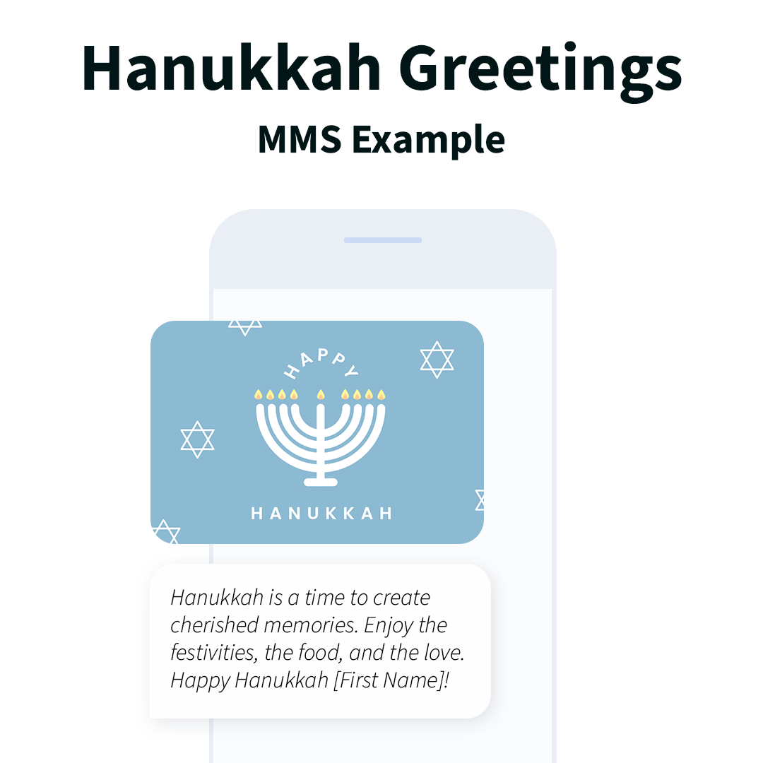 Hanukkah Greetings MMS Example