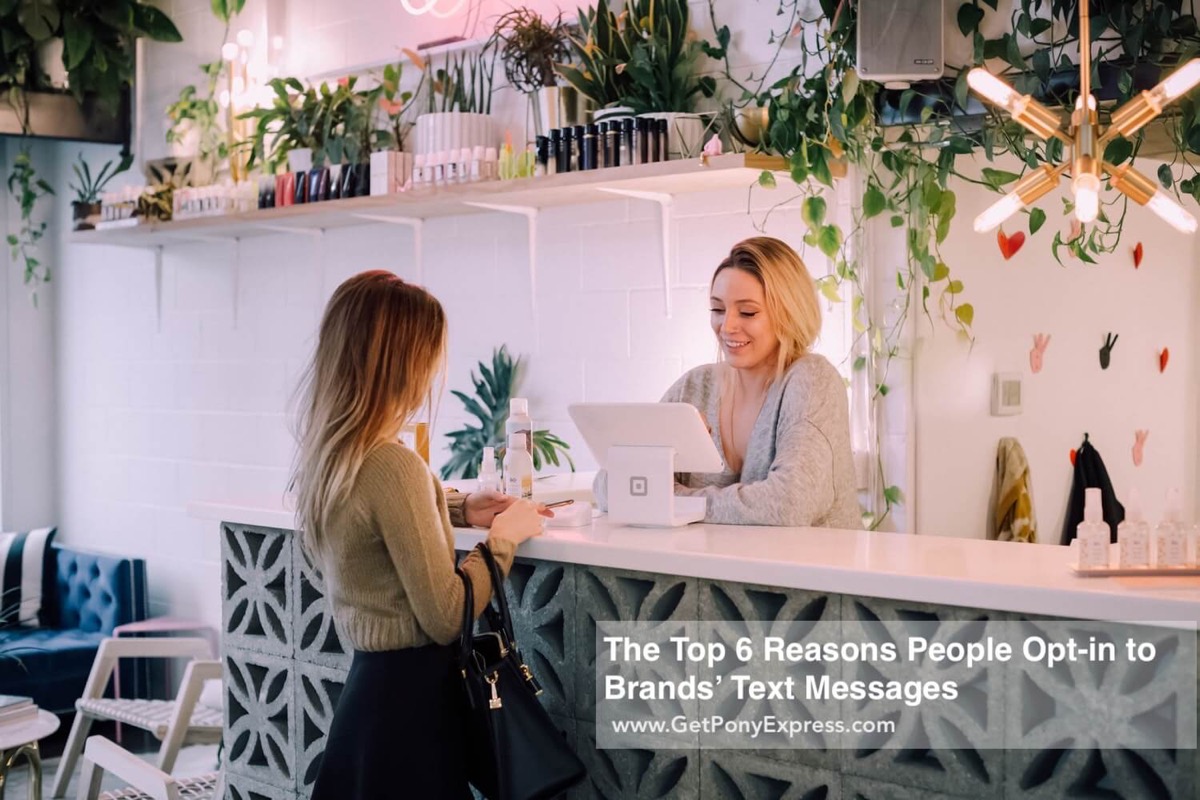 SMS marketing | The top 6 reasons people opt into branded text messages