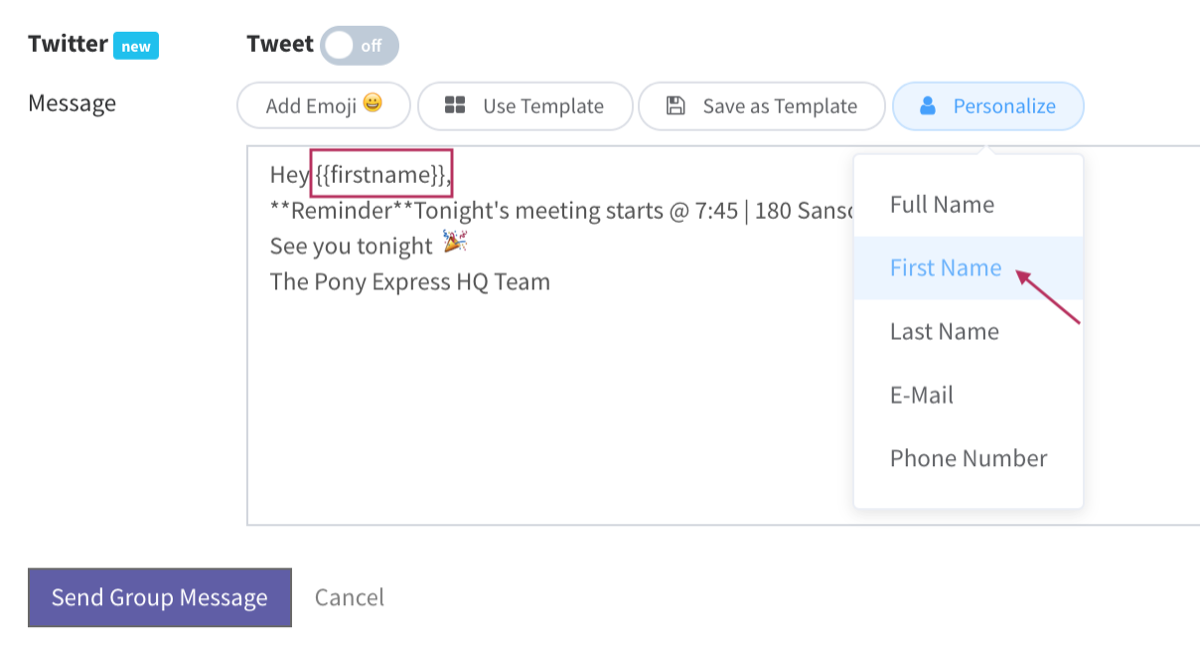 How Does Personalize Text Messages Work?