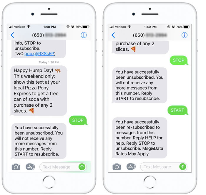 Text marketing: How to Opt-Out from Text Messages